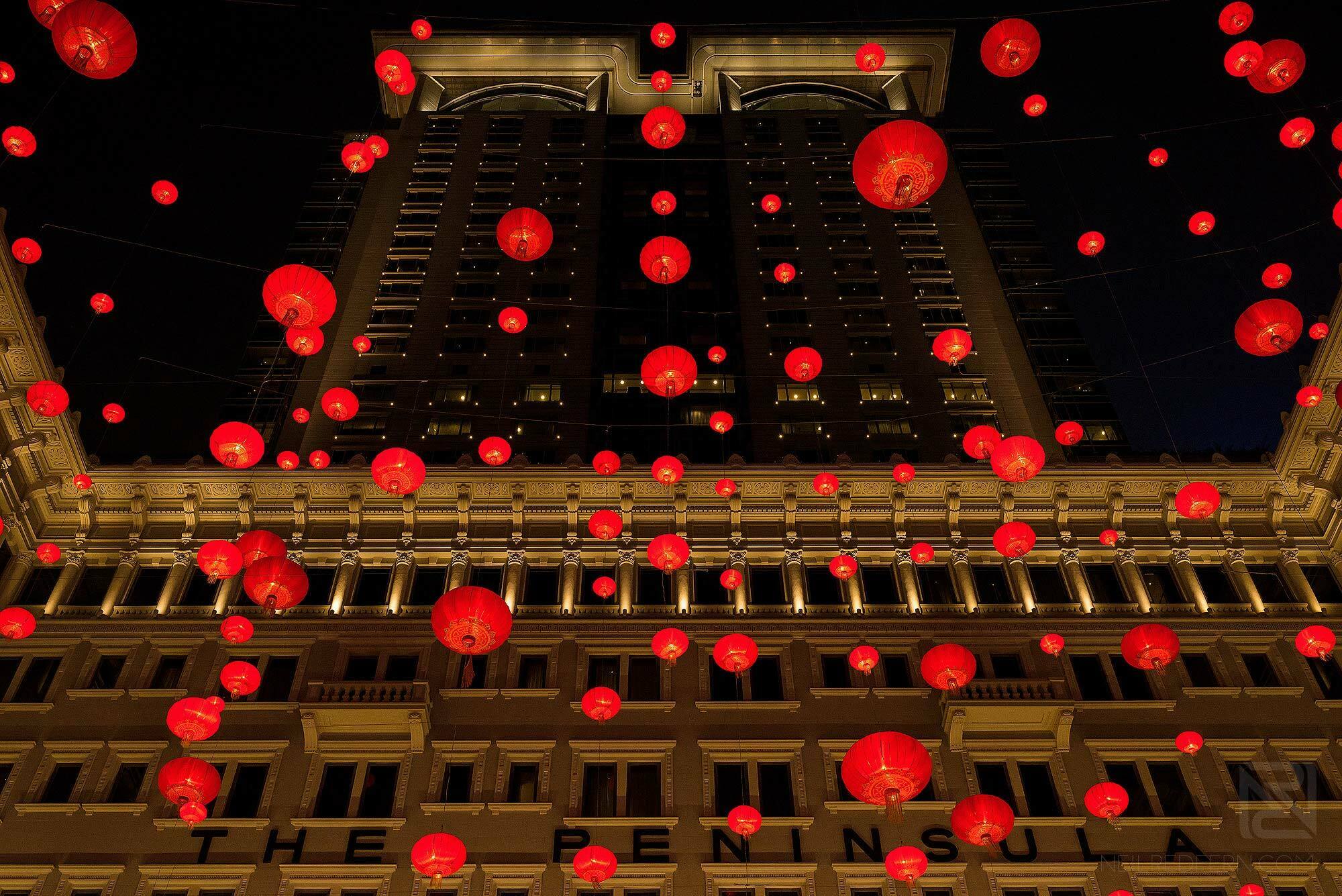 Hong Kong Travel Photography 3 Outside Peninsula Hotel Hong Kong during Chinese New Year