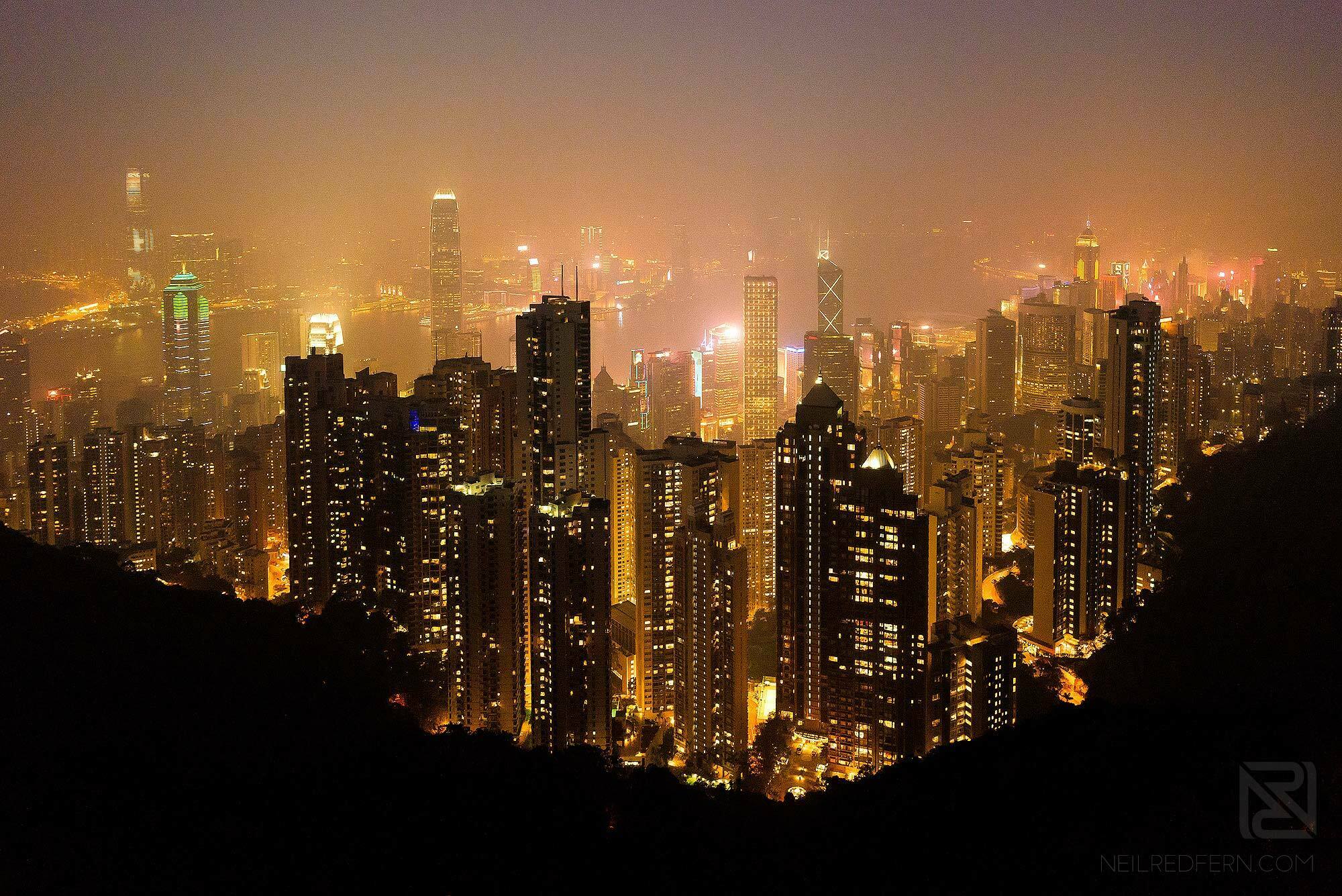 Hong Kong Travel Photography 8 view from Victoria Peak at sunset