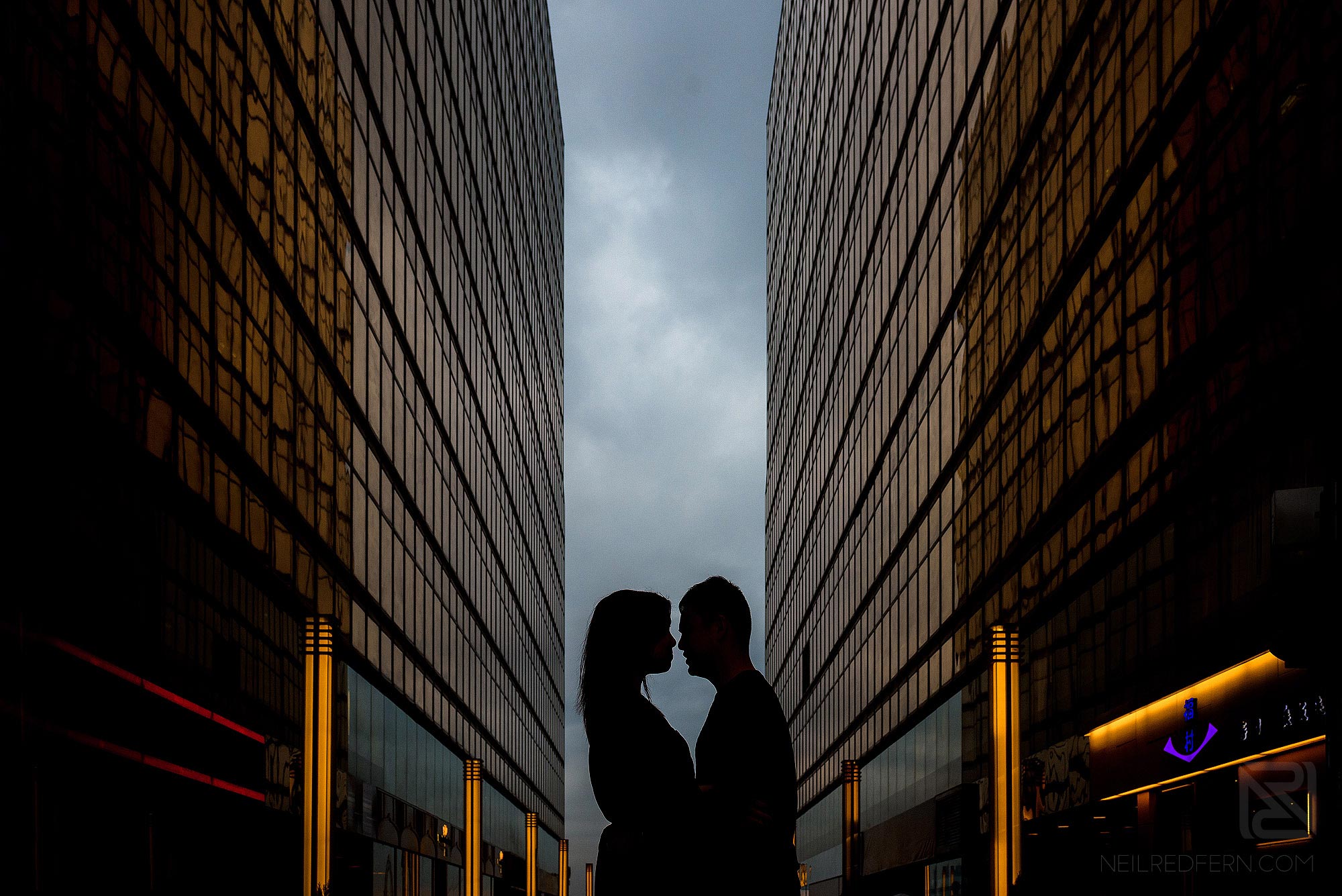 creative engagement photo at china hong kong city