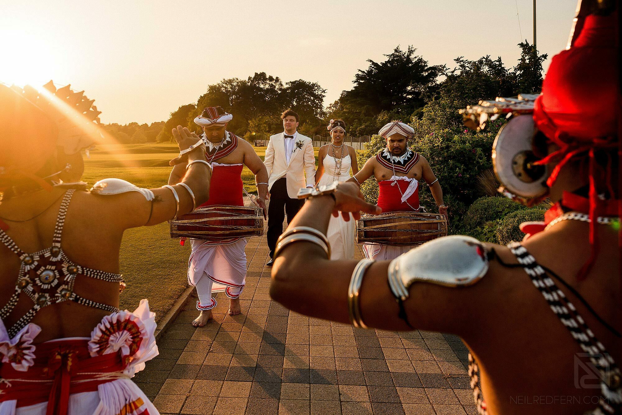 Sri Lankan Dancers at wedding reception