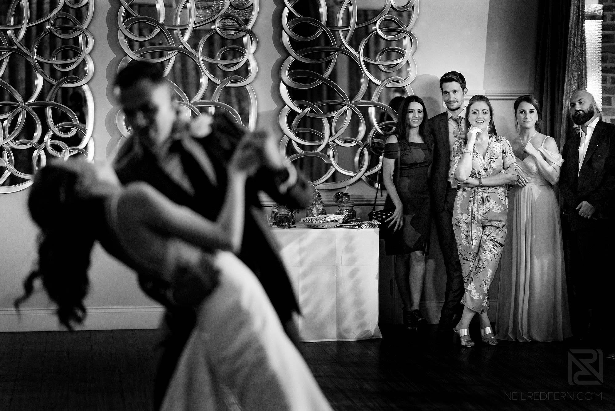 guests watching first dance