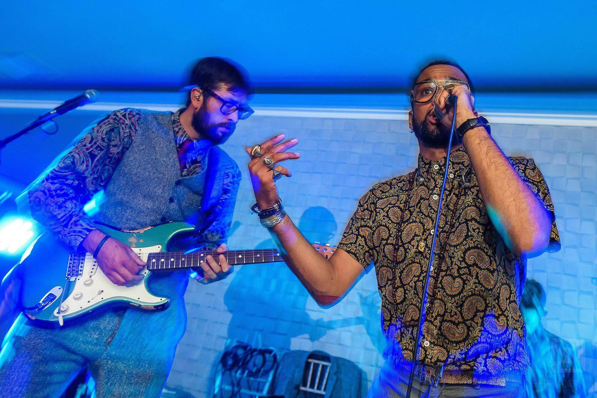 wedding band on stage at Merrydale Manor